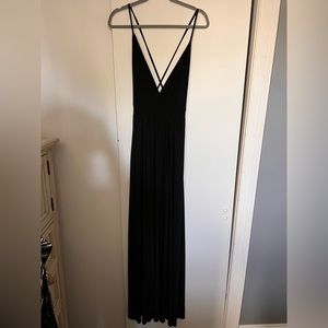Maxi Cross Back Evening Gown